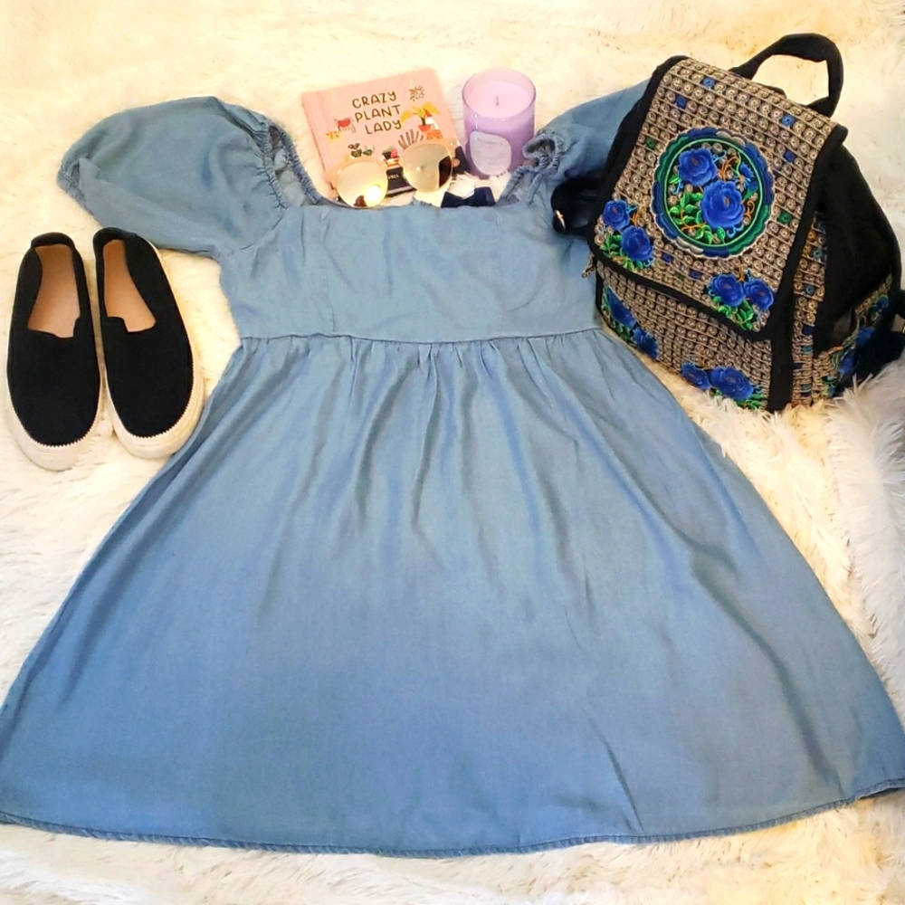 🦋 New Beautiful Dusty blue Dress